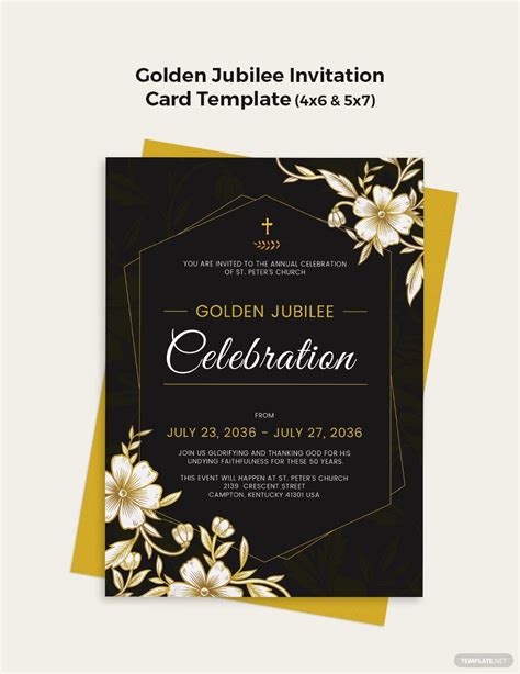 Jubilee Invitation