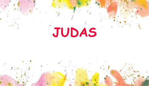 judas meaning in urdu