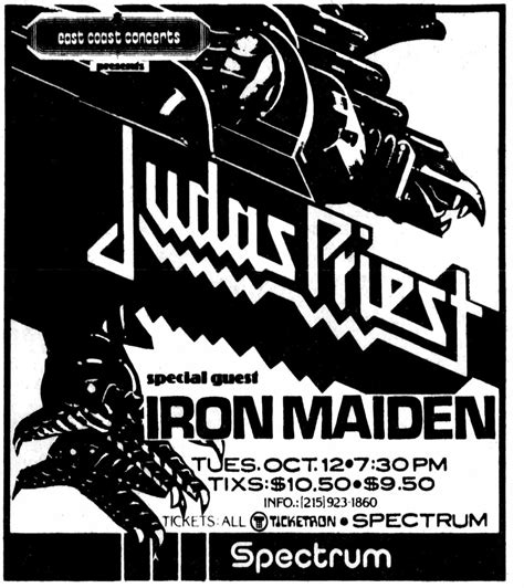 judas priest iron maiden tour 1982
