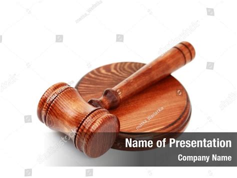 Judge Gavel Template