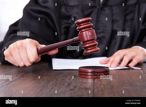 Judge Hitting Mallet