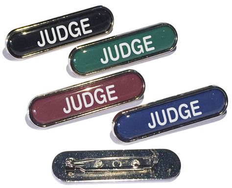 Judge Pins Judge Badge Printable