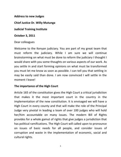 judge speech example