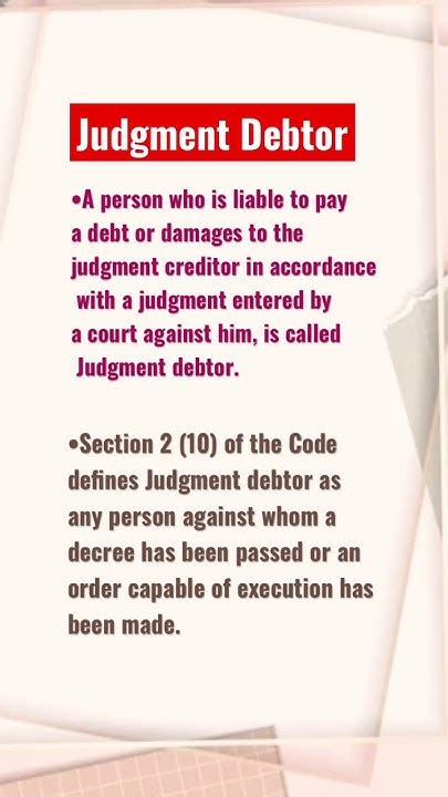 judgement debtor meaning in cpc