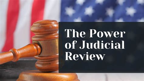 judicial review in government