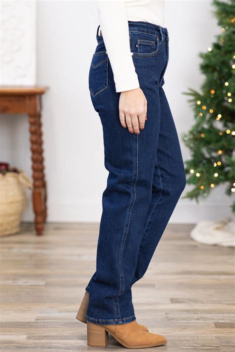 judy blue tummy control straight leg jeans