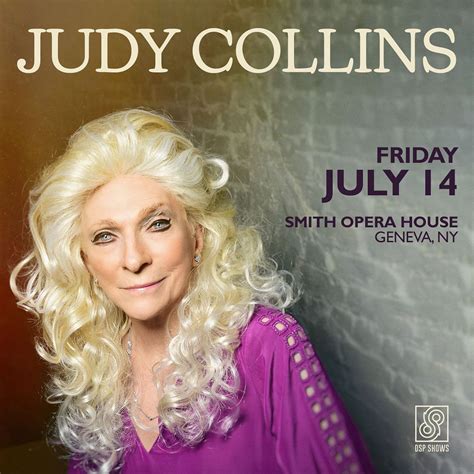 judy collins show schedule