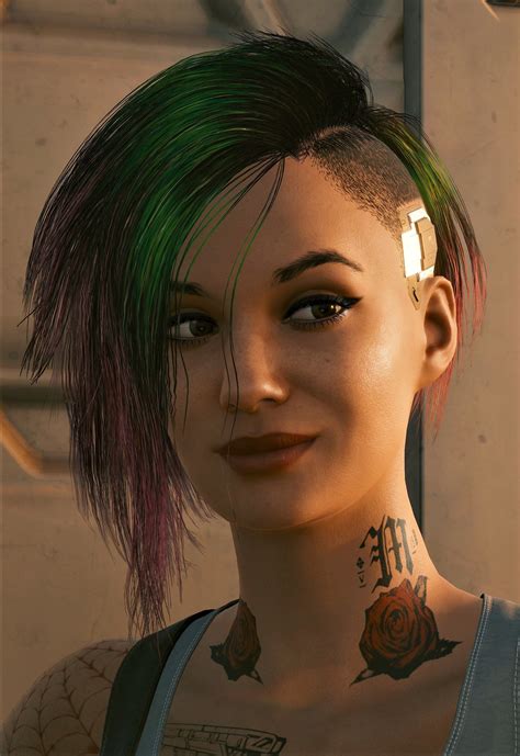 judy cyberpunk 2077 hair