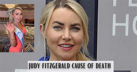 judy fitzgerald cause of death news