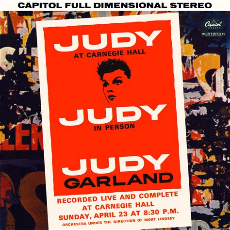 judy garland at carnegie hall