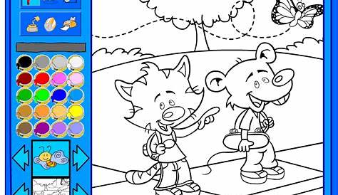 Two Boys Playing Chess coloring page | Free Printable Coloring Pages