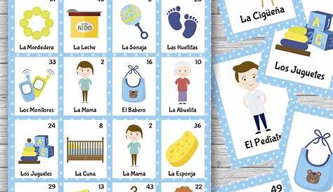 NEW La Loteria Bebe Baby Shower Bingo Spanish edition by VYNKED | Bingo