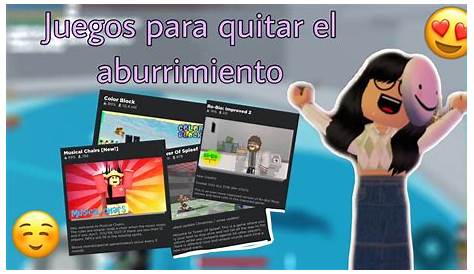 Juegos de Roblox para quitar el aburrimiento :D | Roblox, Juegos