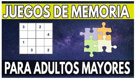 Ejercicios Juegos De Memoria Para Adultos Mayores Para Imprimir / 4