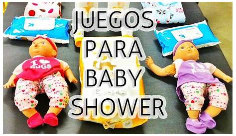 JUEGOS DIVERTIDOS PARA BABY SHOWER - YouTube