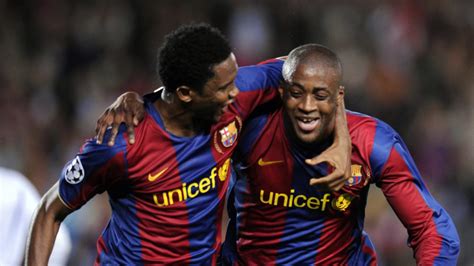 jugadores de nigeriano en el barcelona