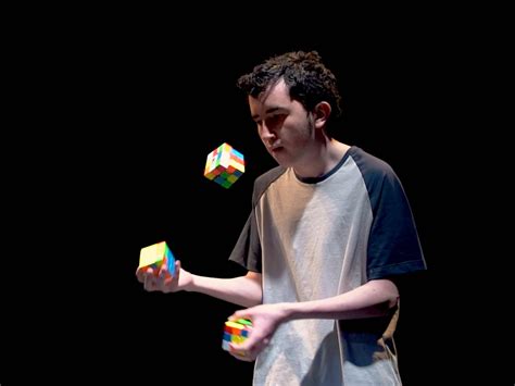 Juggle Rubik's Cube