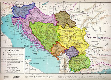 Yugoslavia Map (1974) Atlas Map [4672 x 3384] MapPorn