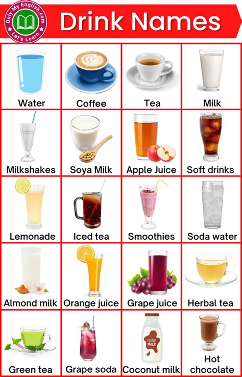 Juice Drink List