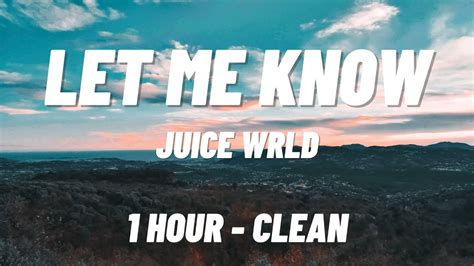 juice world 1 hour clean