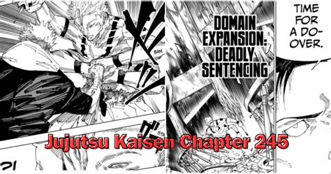 jujutsu kaisen 245 manga