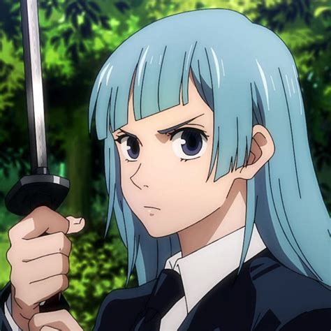 jujutsu kaisen characters girl blue hair