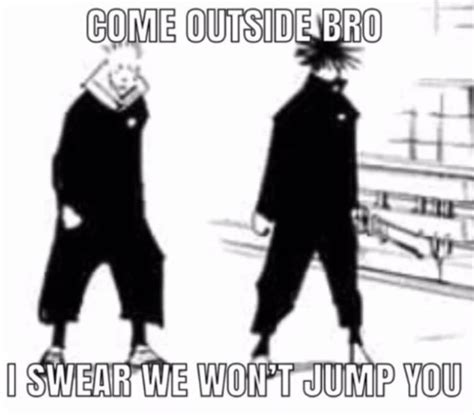 jujutsu kaisen jumping meme
