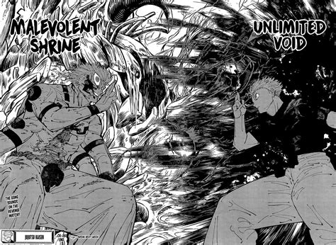 jujutsu kaisen manga 261 raw