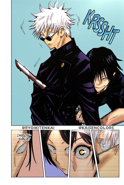 jujutsu kaisen manga colored online