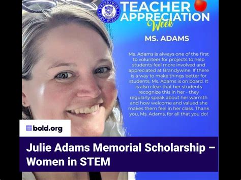 julie adams memorial scholarship
