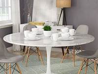 Langley Street Julien Artificial Marble Round Dining Table & Reviews