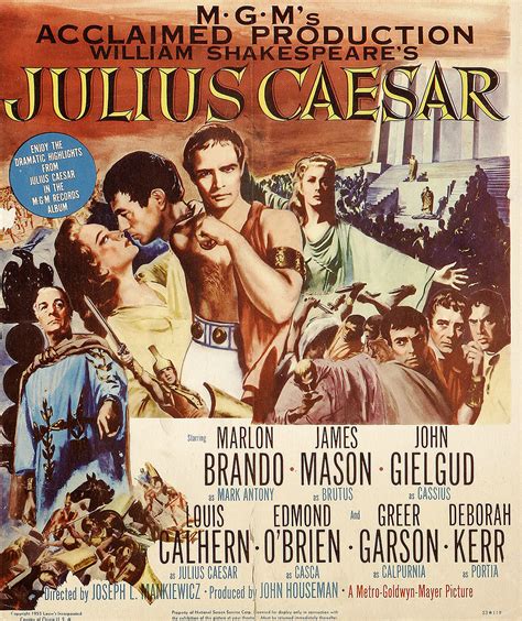 julius caesar 1953 film script