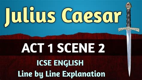 julius caesar line by line explanation act 1 scene 2