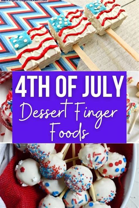 july 4th finger desserts
