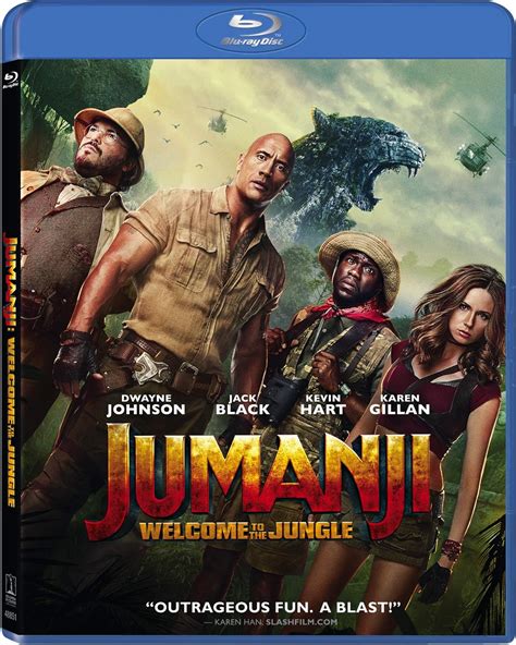 jumanji welcome to the jungle blu ray