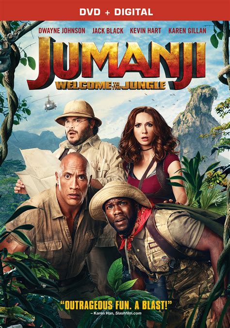 jumanji welcome to the jungle dvd