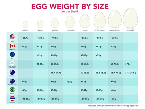 Jumbo Egg Weight Grams