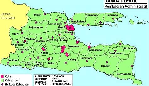 38+ Kabupaten/Kota di Jawa Timur Beserta Jumlah Penduduknya