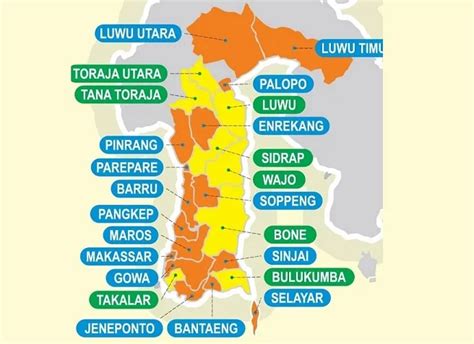 jumlah kabupaten kota di sulawesi barat