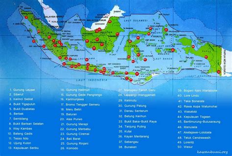 jumlah taman nasional di indonesia 2023