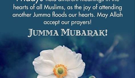 20+ Jummah Mubarak Quotes / Jummah Mubarak Wishes in English