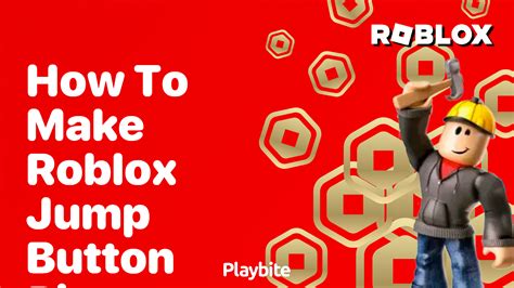 Jump Button Not Working In Roblox
