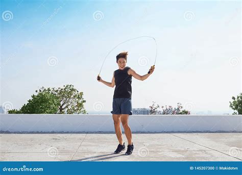 jumping naked rope