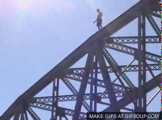 jumping off a bridge gif
