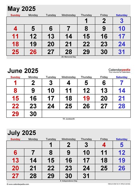 june and july 2025