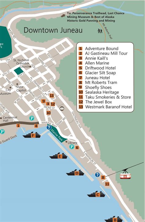 juneau city map