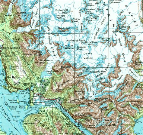 Juneau Topographic Map