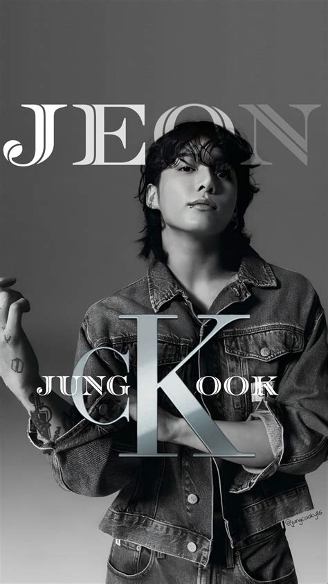 Jungkook Calvin Klein Lockscreen