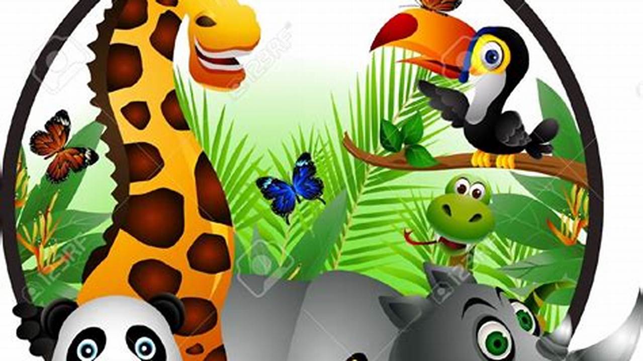 Unlock the Savanna: How to Find & Use Jungle Animals Clipart for Education