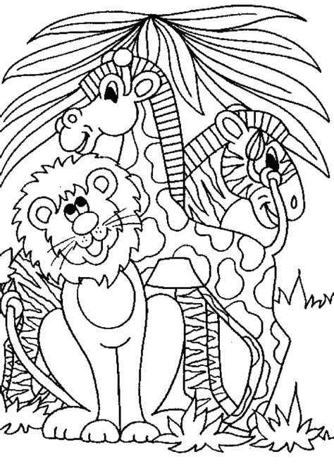Jungle Animals Coloring Pages: A Fun Way To Learn About Wildlife